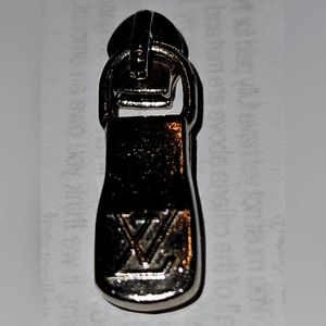 Authentic Louis Vuitton silver zipper pull